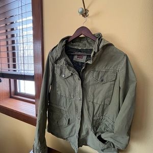 Women’s Medium Army Green Utility Jacket